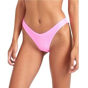 0260 NWT RVCA SALT WASH FRENCH PINK BIKINI BOTTOM